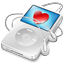 iPod Video White Apple Icon 64x64 png